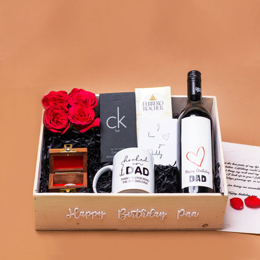 Best Dad Ever Birthday Gift Hamper | A Celebration of Love and Elegance