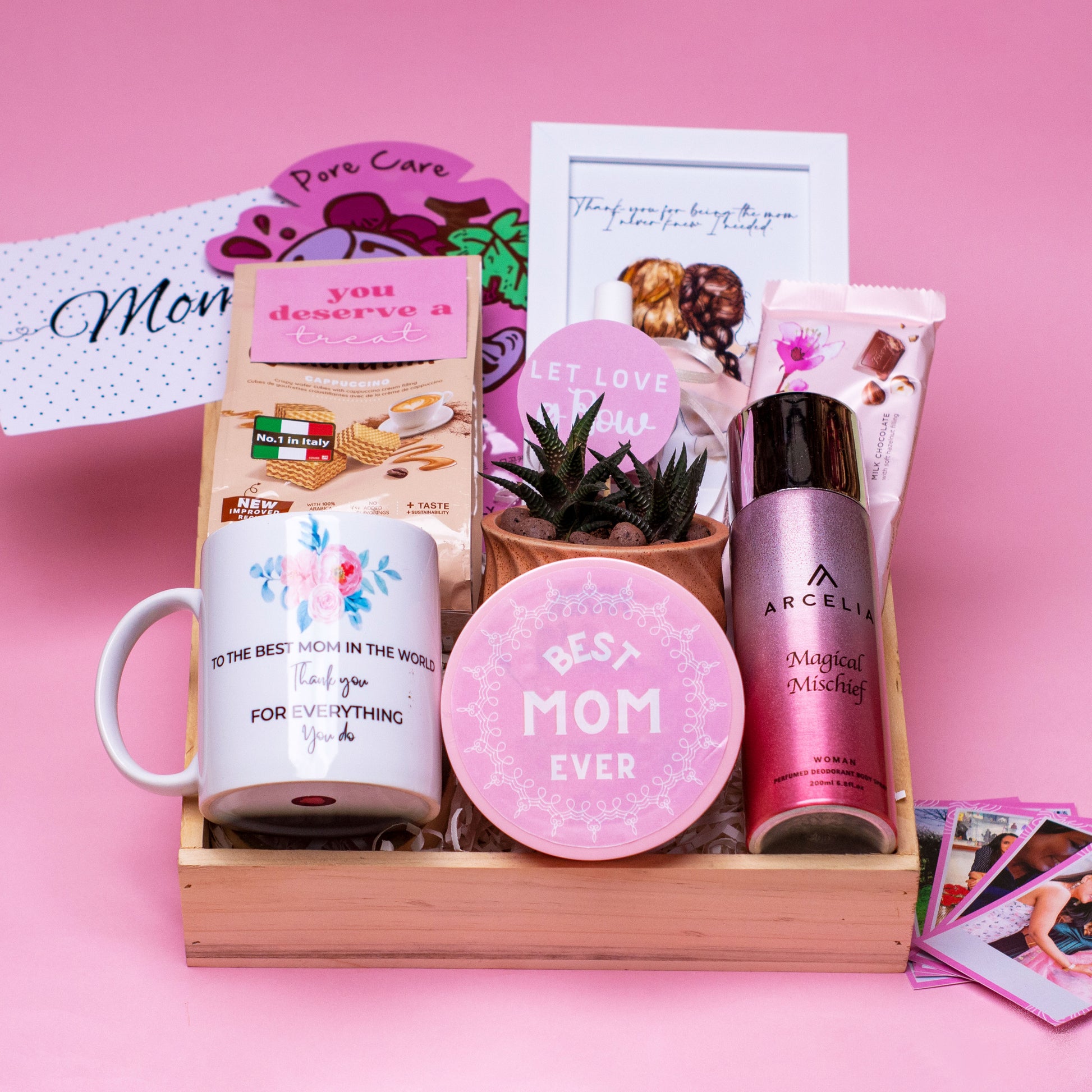 Best Mom Ever Birthday Gift Hamper | Unveil the Magic of Love and Luxury