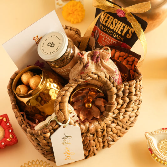 Diwali Delight Festive Gift Hamper | Gourmet Chocolates and More