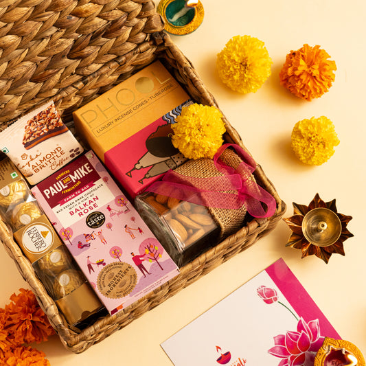 Diwali Utsav Premium Gift Hamper | Gourmet Chocolates and More