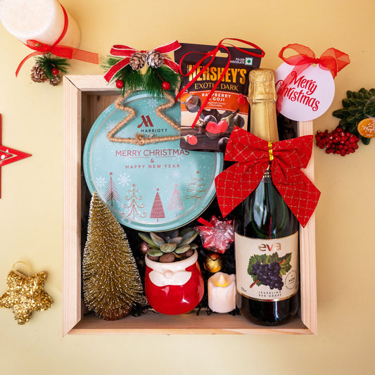 Elegant Celebrations Christmas Gift Hamper | Gourmet Delights and Festive Elegance