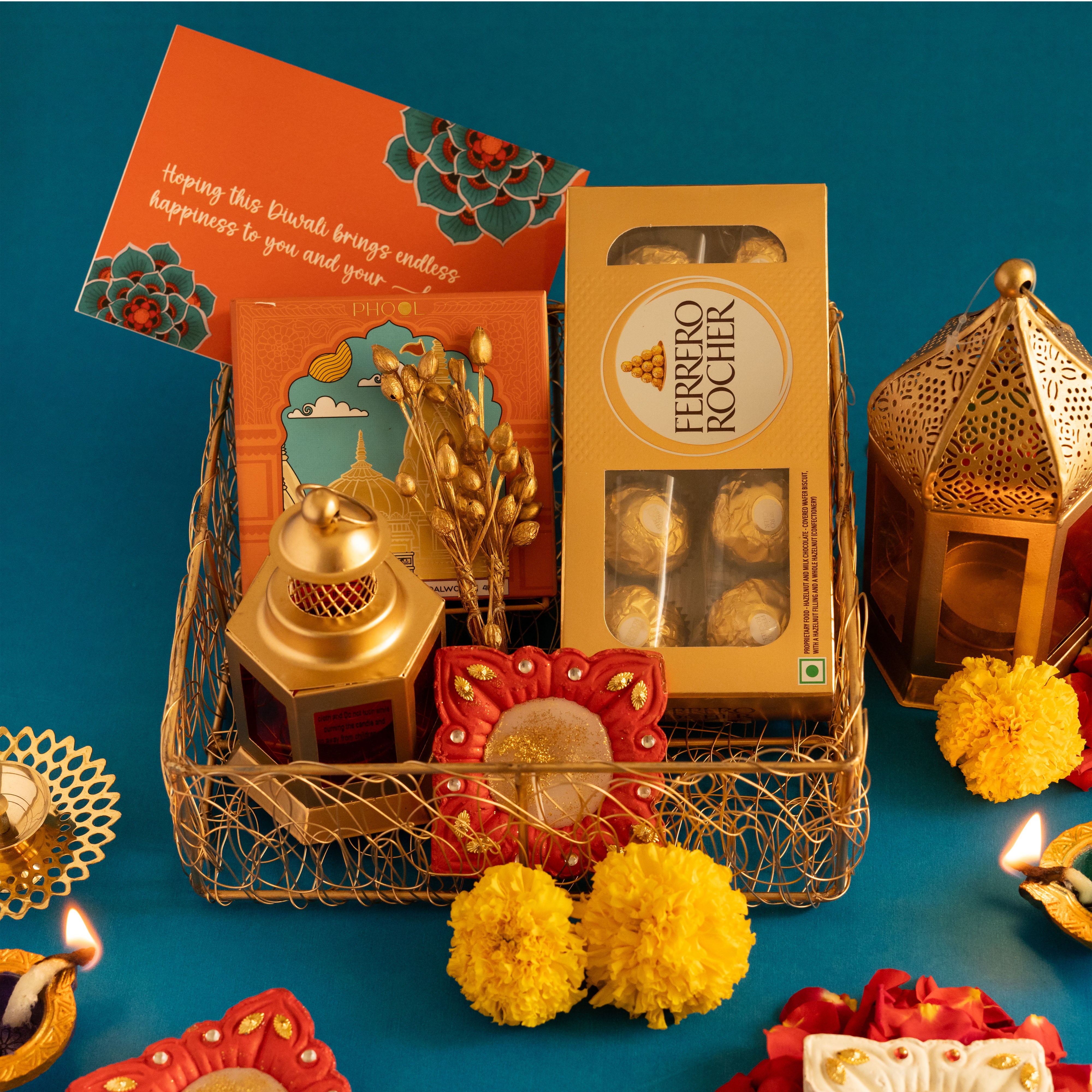 Buy Curated Ujjwal Luxury Gift Box – Purple Bird | Luxury Indian Gifting