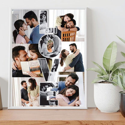 Forever Love Collage Frame | Romantic Photo Collage Frame