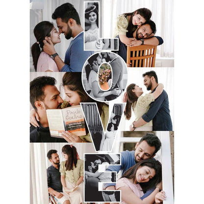 Forever Love Collage Frame | Romantic Photo Collage Frame