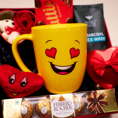 Heart's Desire Valentine's Hamper | Premium Ceramic Coffee Mug | Sip Love