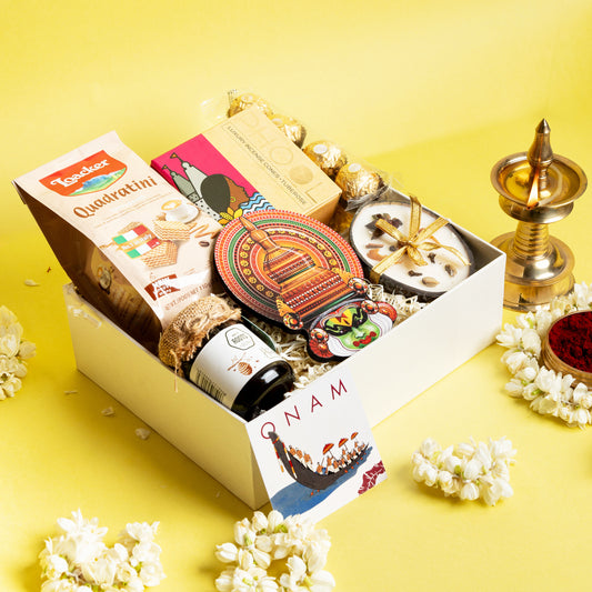 Jamanthi Poo Kerala Onam Gift Hamper: Traditional Treats and Elegant Gifts for Onam