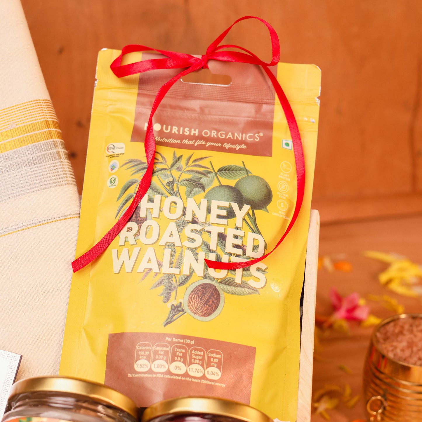 Premium Honey Roasted Walnuts/Cashews | Sweet and Nutty Indulgence