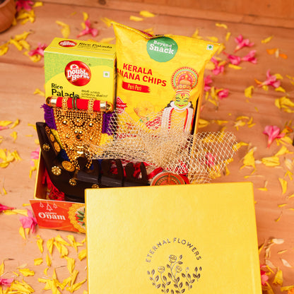 Kerala Onam Eternal Delights Hamper | Packaged in Premium Rigid Box | Onam Presentation