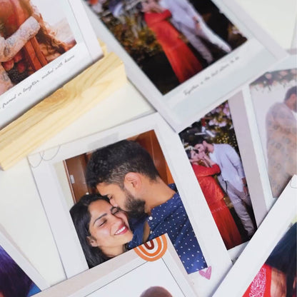 Set of Personalized Polaroid Prints with Personal Messages | Cherished Memories