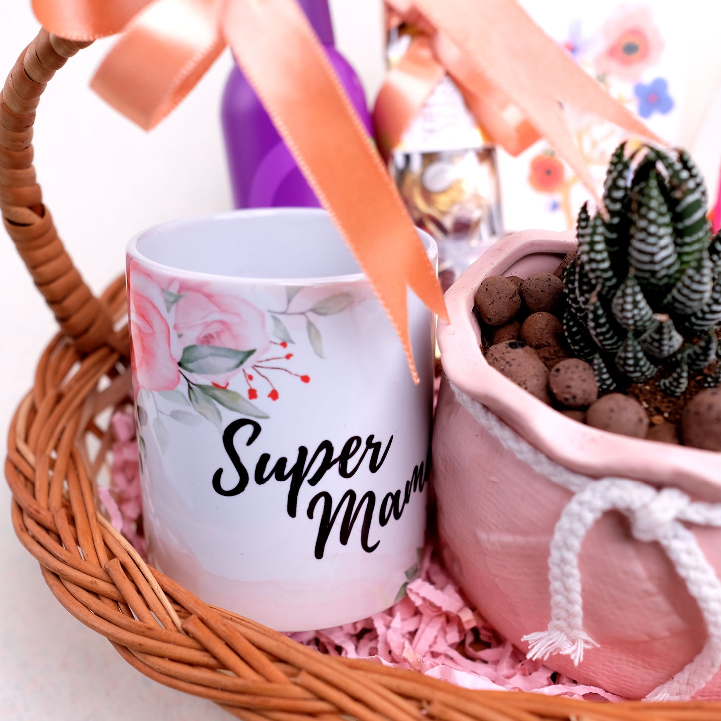 Super Mom: Mother's Day Gift Hamper | Premium Ceramic Coffee Mug with Super Mom Theme | A Tribute to Mom's Superpower