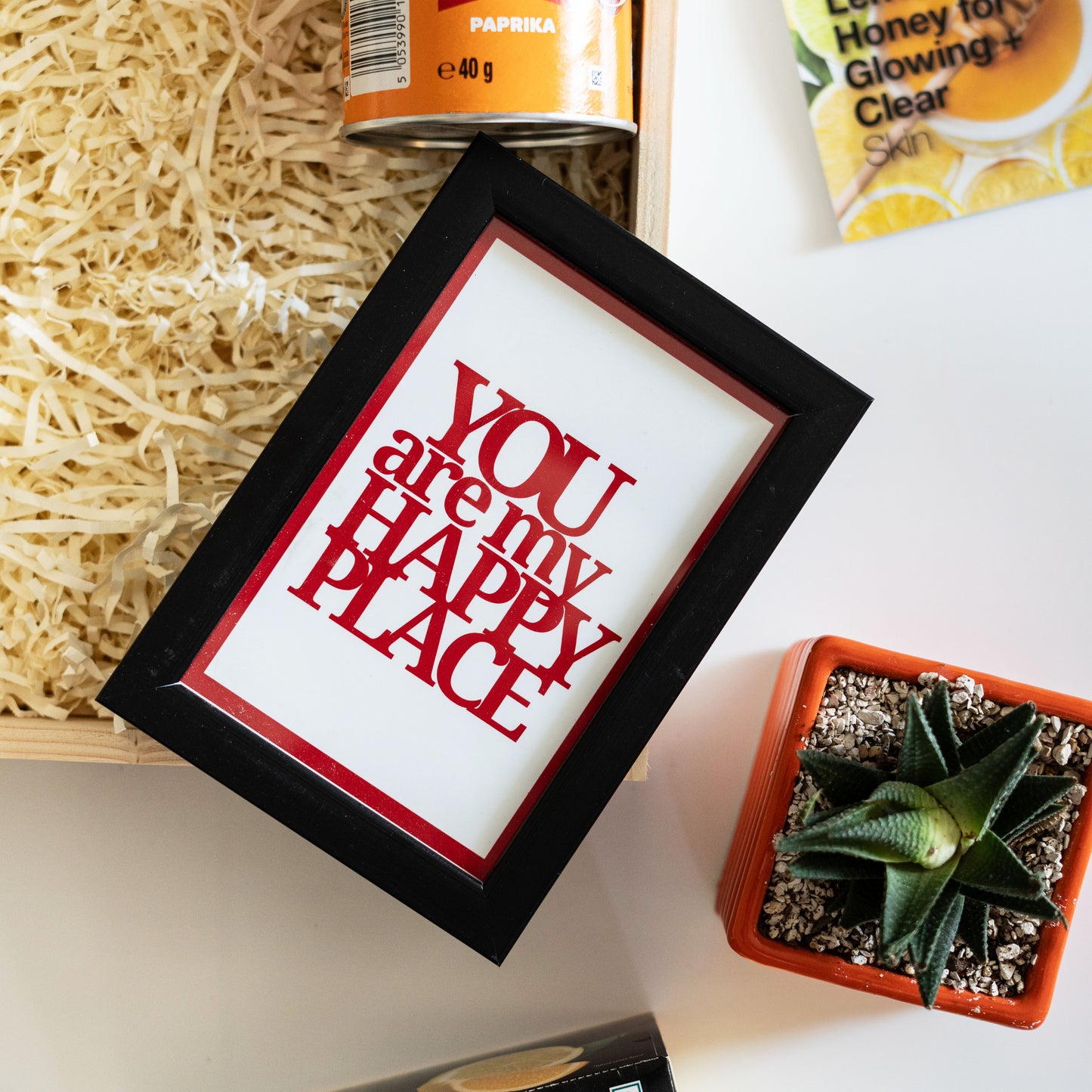 Premium A6 'You Are My Happy Place' Photo Frame | Sentimental Gift