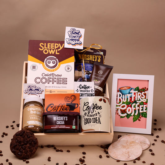 Coffee Lover Hamper | Sleepy Owl Cold Brew, Country Bean Vanilla Coffee