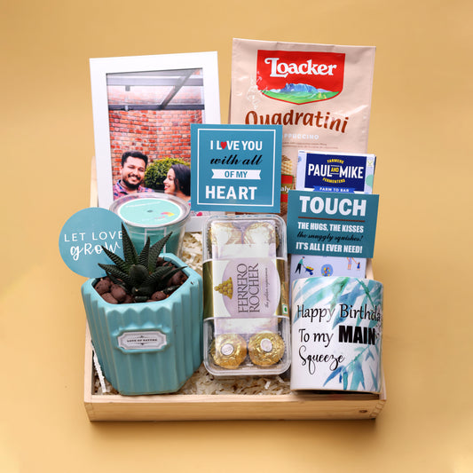 Personalized Birthday Hug Hamper | Cherished Moments